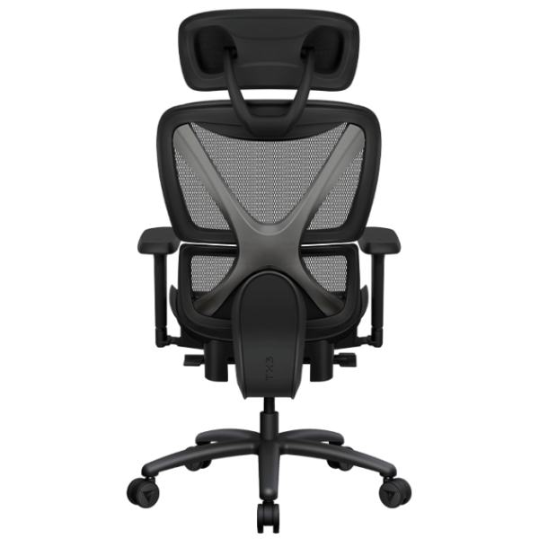 Gaming Chair, Fabric, Black, THUNDERX3 XTC Mesh