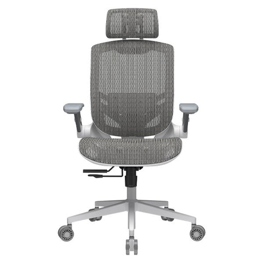 Gaming Chair, Fabric, White/Grey, COUGAR Speeder One