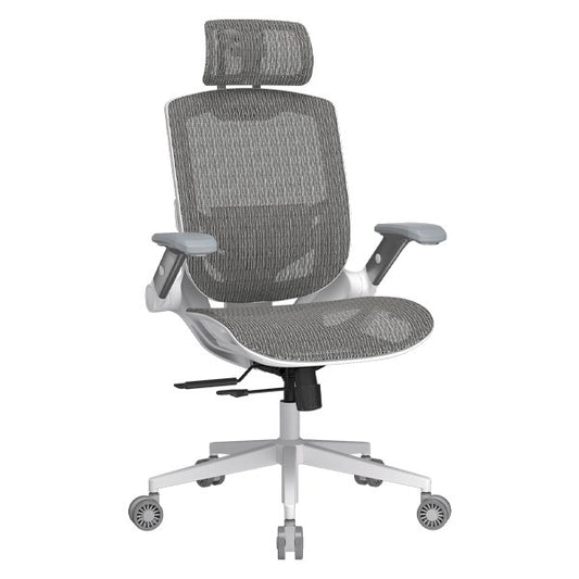 Gaming Chair, Fabric, White/Grey, COUGAR Speeder One