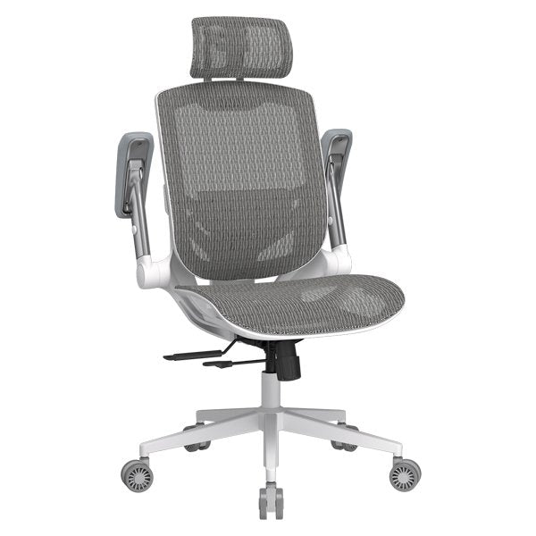 Gaming Chair, Fabric, White/Grey, COUGAR Speeder One