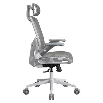 Gaming Chair, Fabric, White/Grey, COUGAR Speeder One