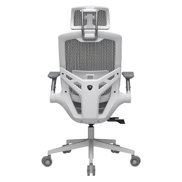 Gaming Chair, Fabric, White/Grey, COUGAR Speeder One