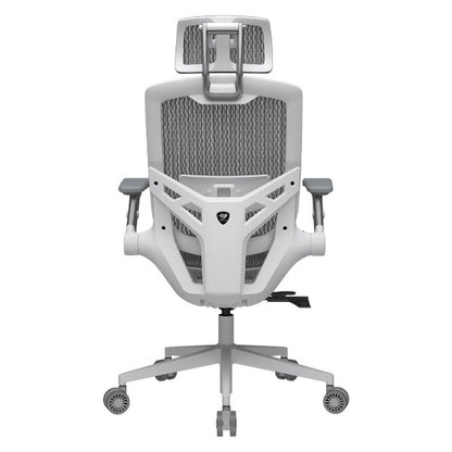 Gaming Chair, Fabric, White/Grey, COUGAR Speeder One