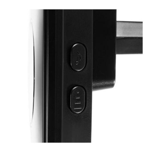 Wireless Doorbell with 60 Sounds, 5 Volume Levels, Black