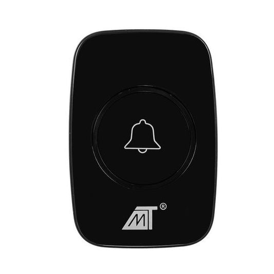 Wireless Doorbell with 60 Sounds, 5 Volume Levels, Black