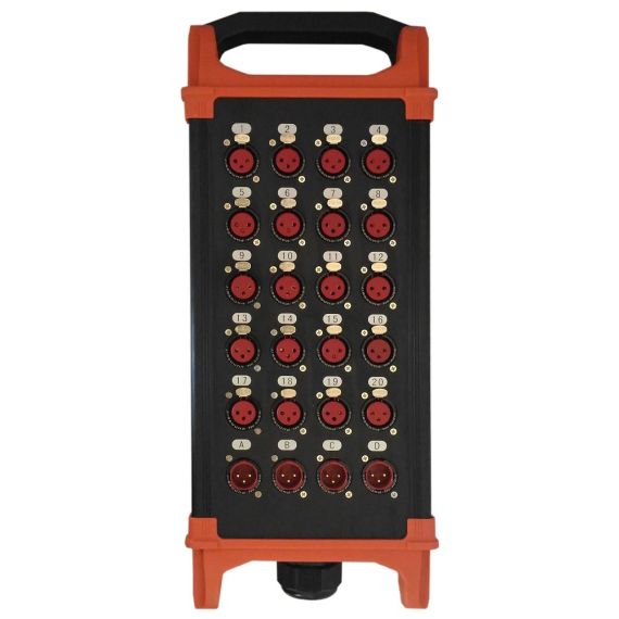 Stagebox, power strip XLR 20/4, Jiasound B7-24