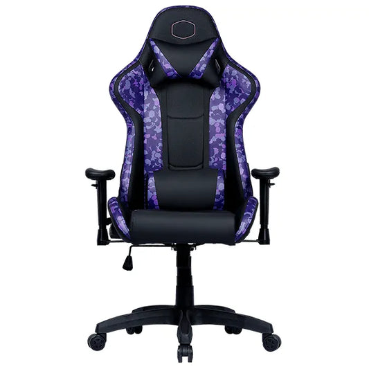 Gaming chair, PU leather, purple, Coolermaster Caliber R1S CAMO
