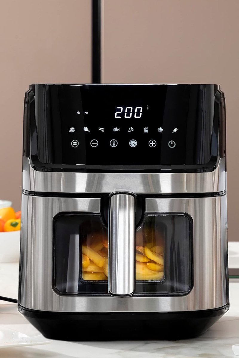 6.5LT, 1700W, air fryer, digital display, Royalty Line