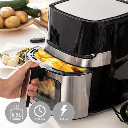 6.5LT, 1700W, air fryer, digital display, Royalty Line
