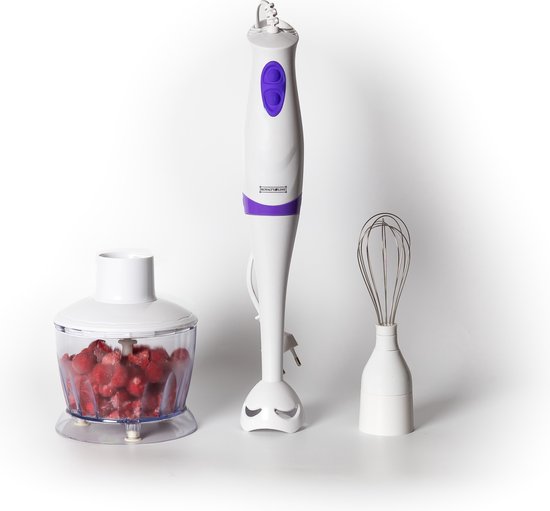 Royalty Line RL-SMS250 Hand Blender Set with Chopper & Whisk
