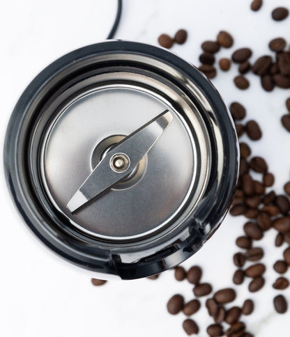 200W, coffee grinder, stainless steel blades, Royalty Line