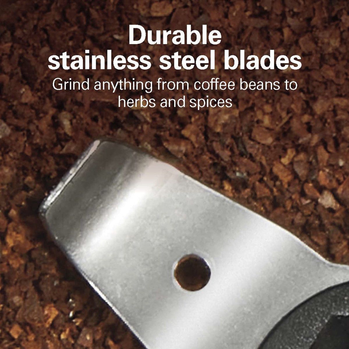 200W, coffee grinder, stainless steel blades, Royalty Line