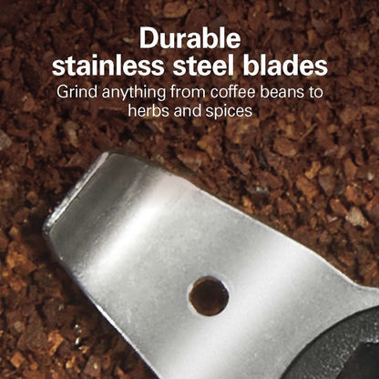 200W, coffee grinder, stainless steel blades, Royalty Line