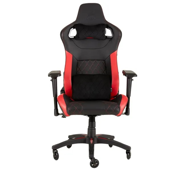 Gaming chair, PU leather, black-red, Corsair T1 Race 2018