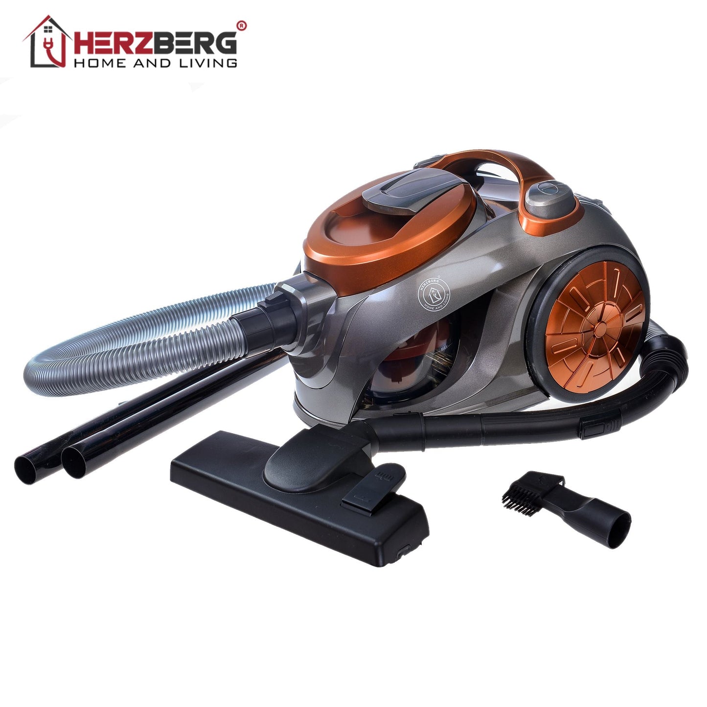 Multi-Cyclone, bagless vacuum cleaner, Herzberg HG-8046COP