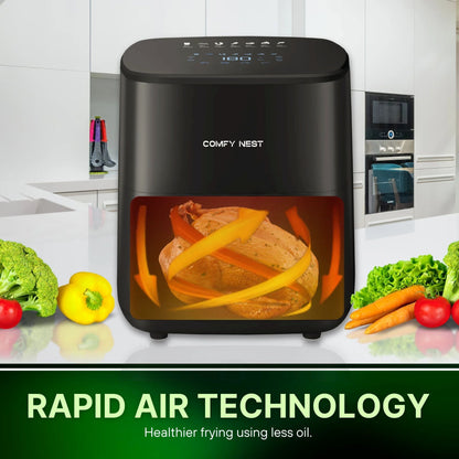 5lt, digital air fryer, 1400w, Comfy Nest CN-06191