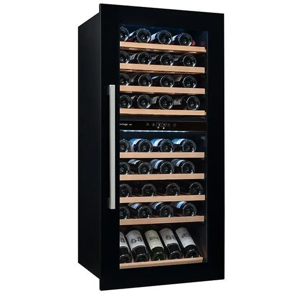AVINTAGE AVI82CDZA Built-In Wine Cooler – 79 Bottles, Two-Zone