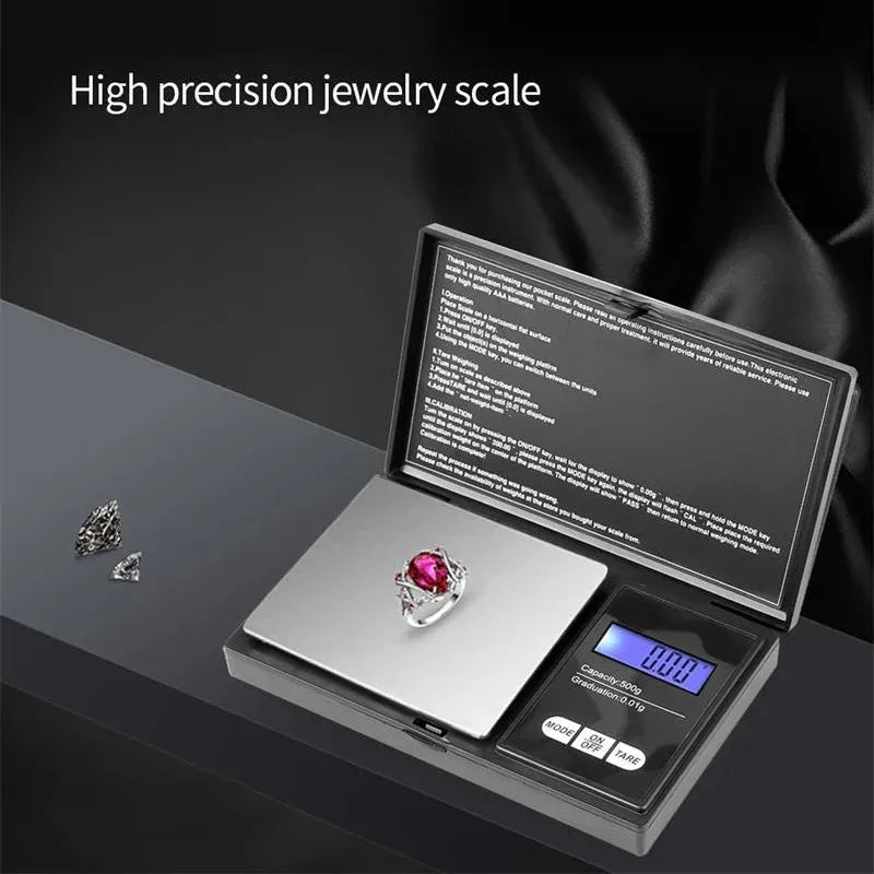Portable, electronic, weighing scale, 001 accuracy, Herzberg HG-04265