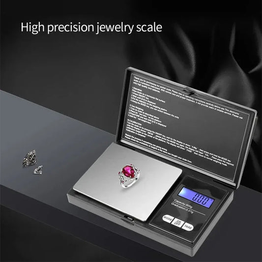 Portable, electronic, weighing scale, 001 accuracy, Herzberg HG-04265