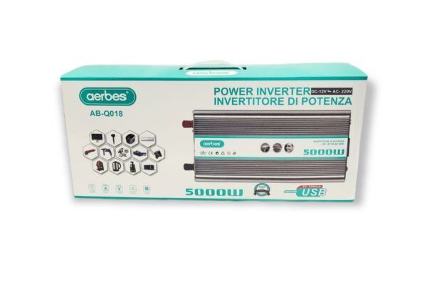5000 watt, 12v, DC to AC Inverter, Aerbes AB-Q018