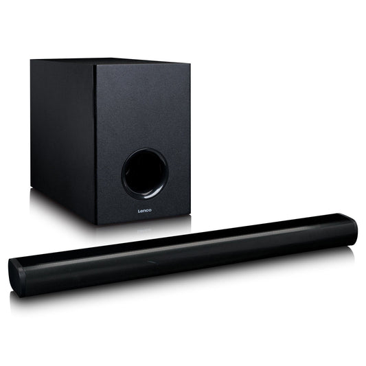 70W, 2.1 Channel Soundbar, Black - LENCO SBW-801BK