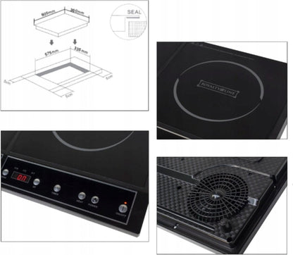 On-Counter, double induction hob, Royalty Line DIP4000