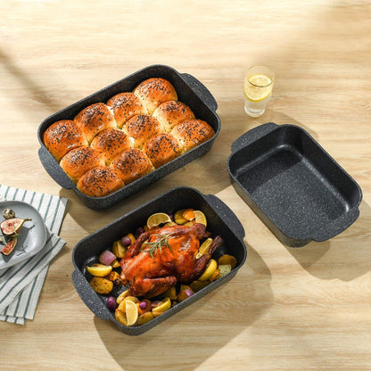 Royalty Line MM3 3-Piece Baking Tray Set – 35/37/39 cm