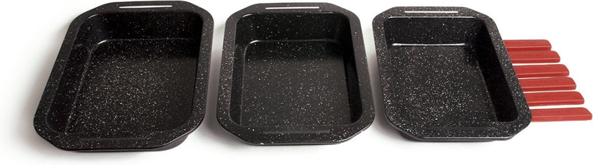 Royalty Line MM3 3-Piece Baking Tray Set – 35/37/39 cm