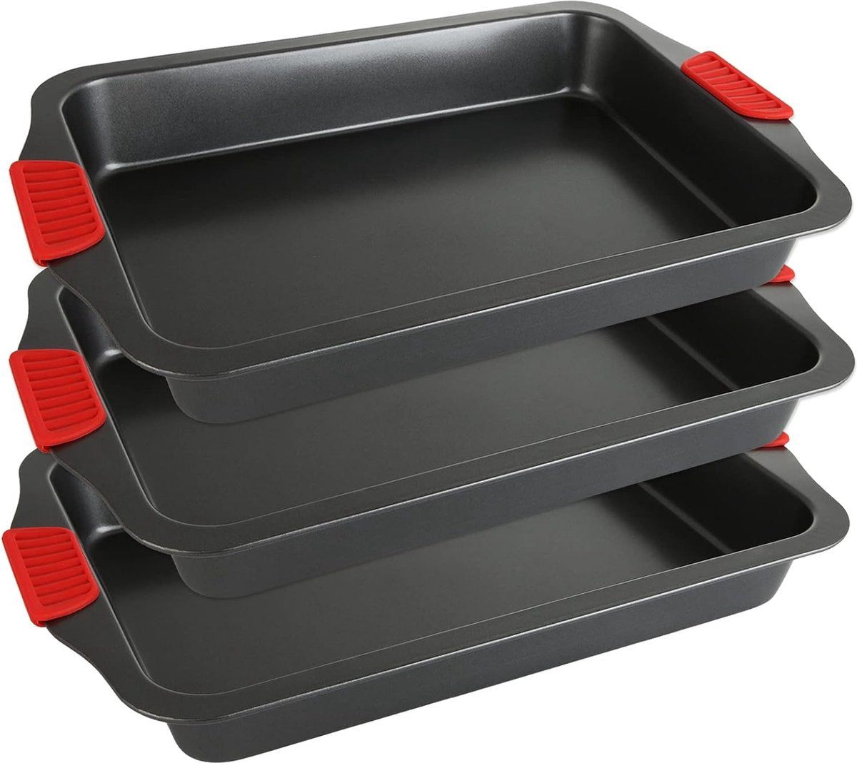 Royalty Line MM3 3-Piece Baking Tray Set – 35/37/39 cm