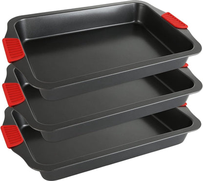 Royalty Line MM3 3-Piece Baking Tray Set – 35/37/39 cm
