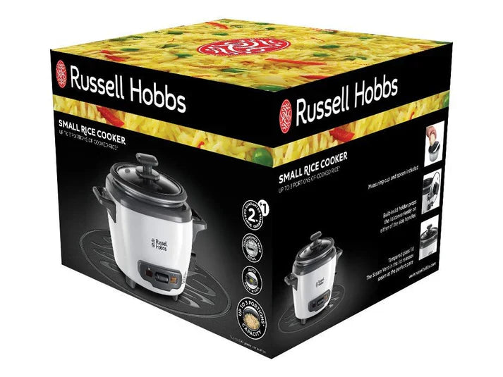 0.4Ltr Rice Cooker, 200W, Black/White