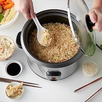 1.8Ltr Rice Cooker, 700W, Silver/Black