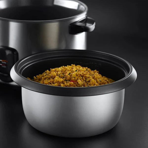 1.8Ltr Rice Cooker, 700W, Silver/Black
