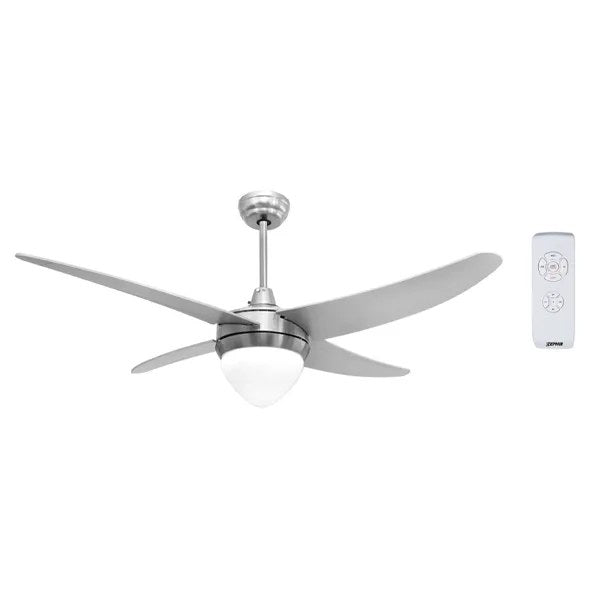 ZEPHIR ZFR4121S Ceiling Fan with Light – 122 cm, Remote