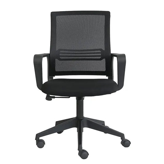 Office Chair, Mesh Back, Lumbar Support, Tilting, Black