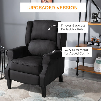 Reclining Massage Relax Chair with Remote Control, 78x83x101cm, Black