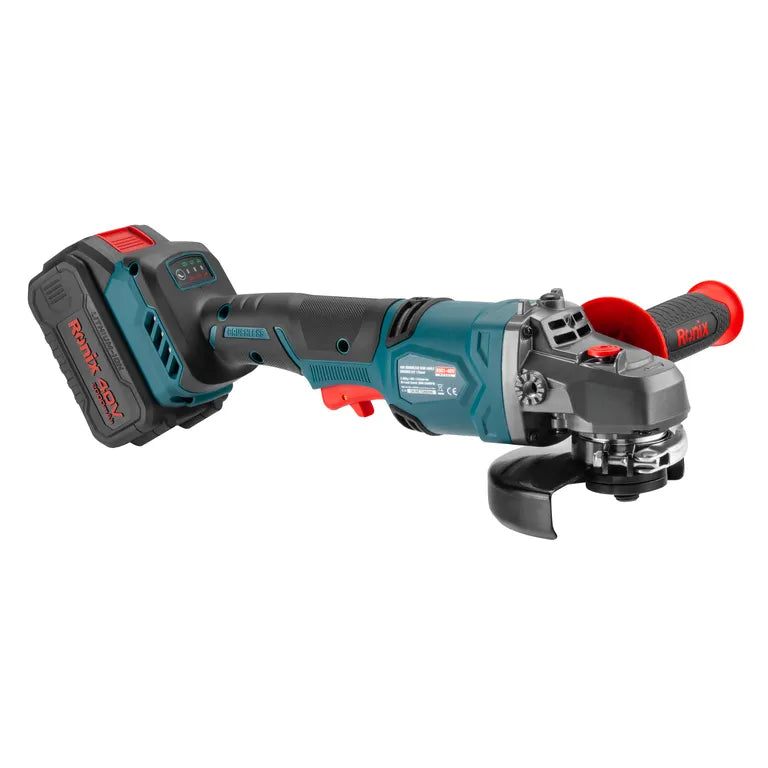40v Brushless Cordless mini angle grinder kit 125mm