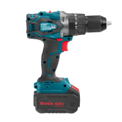 40V Brushless Cordless Impact Drill Kit 150 N.m