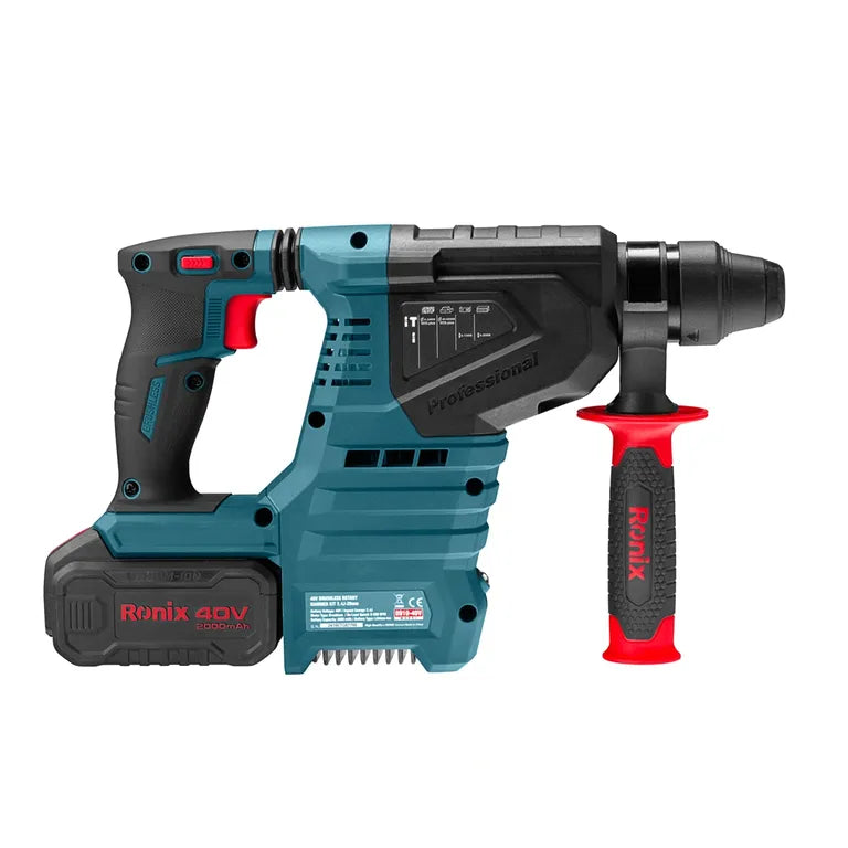 40V Brushless Cordless Rotary Hammer Kit 2.4 J – 28 mm