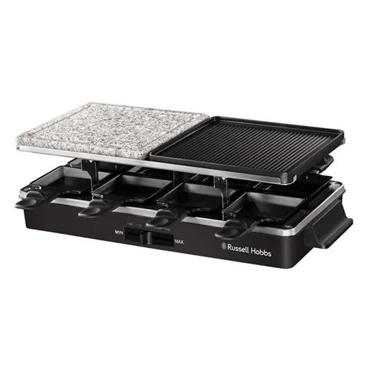 3 in 1, Party Grill, Multi Raclette, 1400W, Serves for 8*Persons, Black