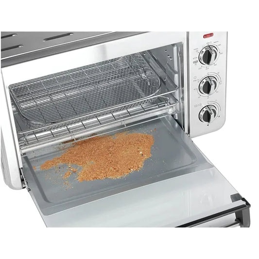 12.0Ltr Air-Fryer, 1500W, Grill, Mechanical Control,  Silver