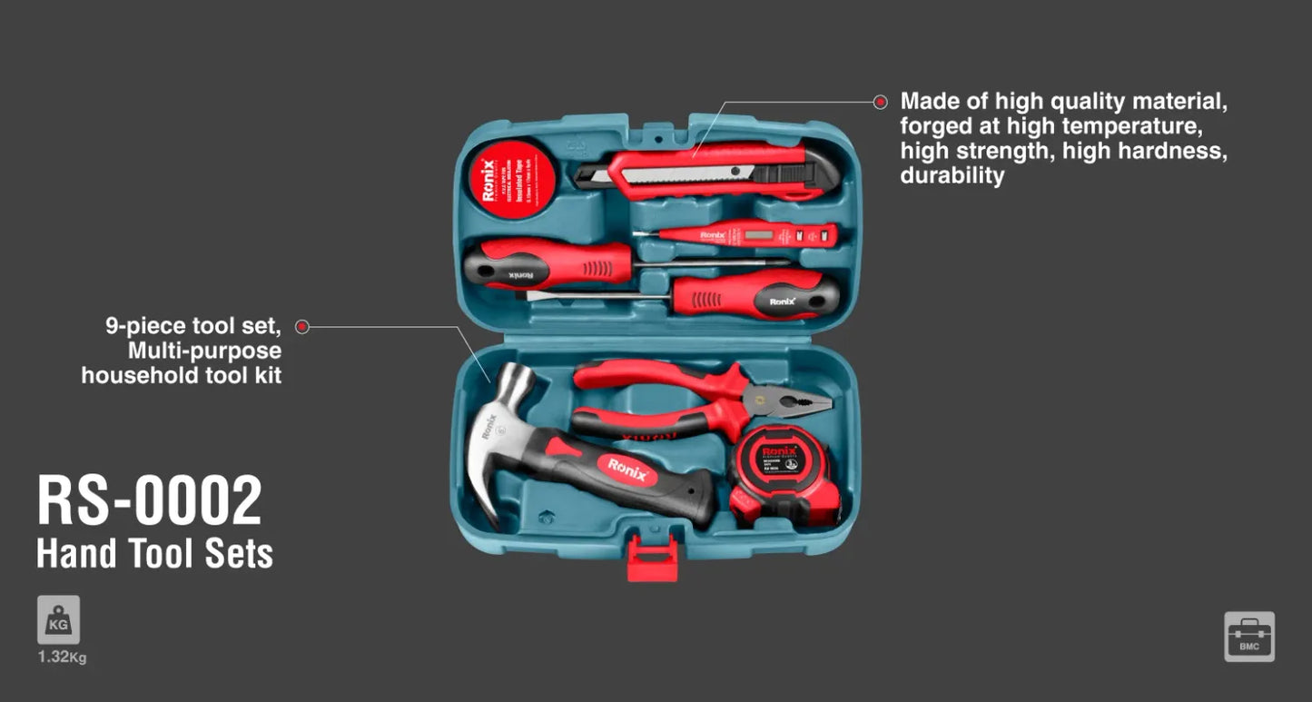 Hand Tools Set 8-Piece Multi-Purpose – RS-0002