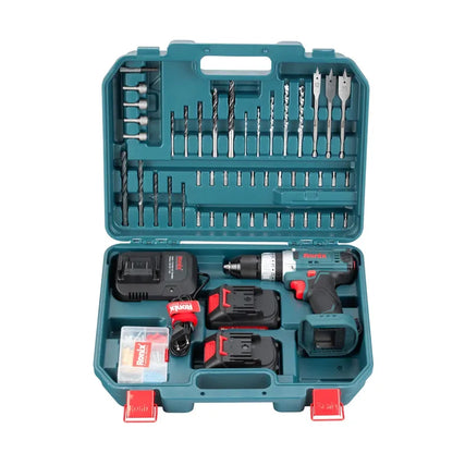 20V Cordless Impact Drill Set-53Pcs