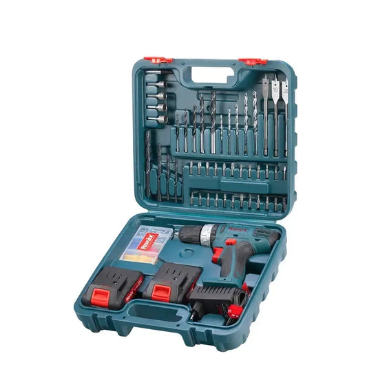 18V, cordless drill, driver set, 53 pcs, RONIX RS-8019