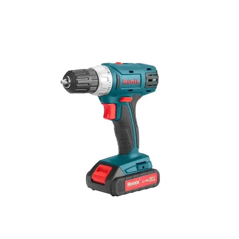 18V, cordless drill, driver set, 53 pcs, RONIX RS-8019