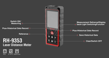 100mt,  laser distance meter, RONIX RH-9353