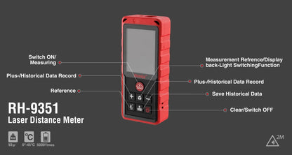 50 MT, laser, distance meter, RONIX RH-9351