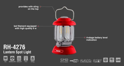 350lm, lantern spotlight, RONIX RH-4276