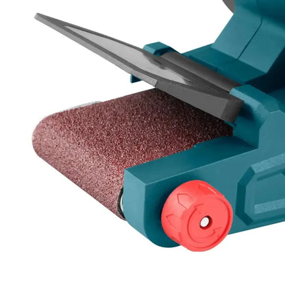 1050W, belt sander, 76x533mm, 150-380m-min speed. wood-metal worker, RONIX 9103