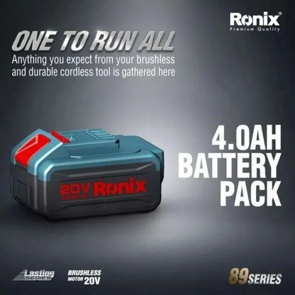 20V / 4 Ah, lithium battery, RONIX 8991
